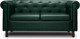 Миниатюра изображения товара Диван Brioli Винчестер двухместный (L15/зеленый)