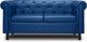 Миниатюра изображения товара Диван Brioli Винчестер двухместный (L18/синий)