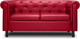 Миниатюра изображения товара Диван Brioli Винчестер двухместный (L19/красный)