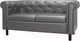 Миниатюра изображения товара Диван Brioli Винчестер двухместный (L21/серый)