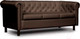 Миниатюра изображения товара Диван Brioli Винчестер трехместный (L13/коричневый)