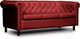 Миниатюра изображения товара Диван Brioli Винчестер трехместный (L16/вишневый)