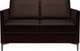 Миниатюра изображения товара Диван Brioli Ганс двухместный (L13/коричневый)