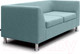 Миниатюра изображения товара Диван Brioli Дедрик двухместный (J14/голубой)