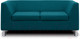 Миниатюра изображения товара Диван Brioli Дедрик двухместный (J17/темно-синий)