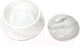 Миниатюра изображения товара Миска для животных Tarhong Carrara Marble / PPM3077WBWM (белый мрамор)