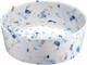 Миниатюра изображения товара Миска для животных Tarhong Terrazzo / PTD3060WBTF (белый/синий)