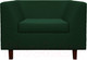 Миниатюра изображения товара Кресло мягкое Brioli Дедрик Д (J8/темно-зеленый)
