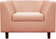 Миниатюра изображения товара Кресло мягкое Brioli Дедрик Д (J11/розовый)