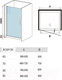 Миниатюра изображения товара Душевая дверь RIVER Bosfor 70 МТ