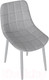 Миниатюра изображения товара Стул ТриЯ Boston (белый муар/велюр V004 светло-серый)