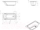 Миниатюра изображения товара Ванна акриловая Eurolux Miamika 180x80 / E1018080023