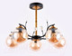 Миниатюра изображения товара Люстра Ambrella TR9072/5 BK/TI (черный/янтарь)