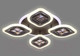 Миниатюра изображения товара Потолочный светильник Ambrella FA281/4 CF/TI (кофе/янтарь)