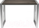 Миниатюра изображения товара Обеденный стол Buro7 Лофт Классика 110x60x75 (дуб мореный/серебристый)