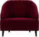 Миниатюра изображения товара Кресло мягкое Brioli Донато (В48/вишневый)