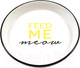 Миниатюра изображения товара Миска для животных Duvo Plus Feed Me Meow / 10279/DV (черный/белый)
