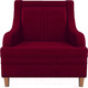 Миниатюра изображения товара Кресло мягкое Brioli Луи П (B48/вишневый)