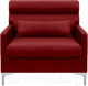 Миниатюра изображения товара Кресло мягкое Brioli Отто (L16/вишневый)