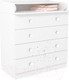 Миниатюра изображения товара Комод пеленальный Polini Kids French 1580 Teddy (белый)