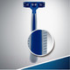 Миниатюра изображения товара Набор бритвенных станков Gillette Blue Simple3 одноразовые (4шт)