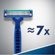 Миниатюра изображения товара Набор бритвенных станков Gillette Blue Simple3 одноразовые (4шт)