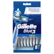 Миниатюра изображения товара Набор бритвенных станков Gillette Blue Simple3 одноразовые (8шт)