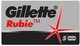 Миниатюра изображения товара Набор лезвий для бритвы Gillette Rubie Platinum Plus для безопасных бритв (5шт)