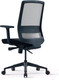 Миниатюра изображения товара Кресло офисное Bestuhl S30 Black Pl без подголовника с регулируемыми подлокотниками (черная сетка/черная ткань)