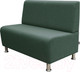 Миниатюра изображения товара Диван Brioli Руди двухместный (J8/темно-зеленый)