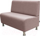 Миниатюра изображения товара Диван Brioli Руди двухместный (J11/розовый)