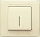 Миниатюра изображения товара Выключатель Gunsan Moderna 01291200-150102 (кремовый)