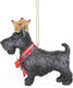Миниатюра изображения товара Елочная игрушка Gisela Graham Limited Glory Скотч-терьер в короне / 12765