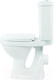 Миниатюра изображения товара Унитаз напольный Оскольская керамика Суперкомпакт А (белый, горизонтальный выпуск)