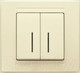 Миниатюра изображения товара Выключатель Gunsan Moderna 01 29 12 00 150 104 (кремовый)