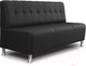 Миниатюра изображения товара Диван Brioli Руди Р трехместный (L22/черный)