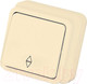 Миниатюра изображения товара Выключатель Gunsan Misya 01 05 12 00 100 107 (кремовый)