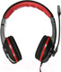 Миниатюра изображения товара Наушники-гарнитура Оклик HS-L200 (черный/красный)