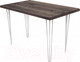 Миниатюра изображения товара Обеденный стол Buro7 Грасхопер Классика 110x80x75 (дуб мореный/белый)