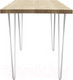 Миниатюра изображения товара Обеденный стол Buro7 Грасхопер Классика 120x80x75 (дуб беленый/белый)
