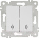 Миниатюра изображения товара Выключатель Mutlusan Rita 2200 404 0101 (белый)