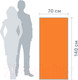 Миниатюра изображения товара Полотенце Clam P007 70х140 (оранжевый)
