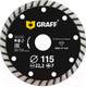 Миниатюра изображения товара Отрезной диск алмазный GRAFF 17115