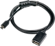 Миниатюра изображения товара Кабель ATcom AT3792 0.1m USB(Af) - microUSB OTG