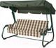 Миниатюра изображения товара Качели садовые Удачная мебель Ибица (зеленый 317)