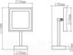 Миниатюра изображения товара Зеркало косметическое Aquanet 2205D / 204515