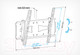 Миниатюра изображения товара Кронштейн для телевизора Holder PTS-4006 (черный)