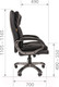 Миниатюра изображения товара Кресло офисное Chairman 442 (экопремиум черный)