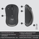 Миниатюра изображения товара Комплект клавиатура и мышь Logitech MK295 (графит)