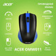 Миниатюра изображения товара Мышь Acer OMW011 / ZL.MCEEE.002 (черный/синий)